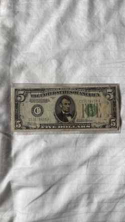 $5 from 1934 misaligned $40