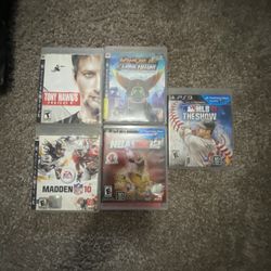 FIVE PlayStation 3 Games