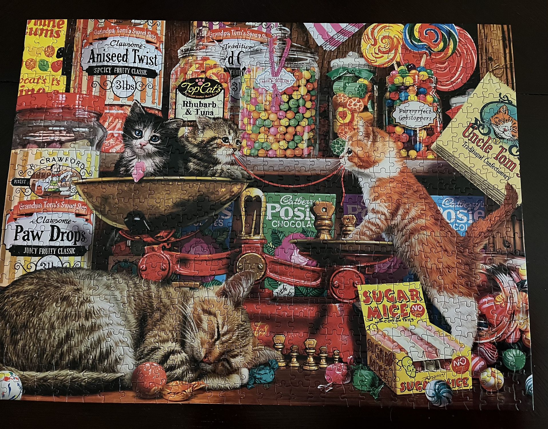 Buffalo Charles Wysocki Cats Puzzle(all Pieces Accounted For)