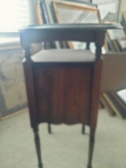 27 inch vintage piece of furniture with draw