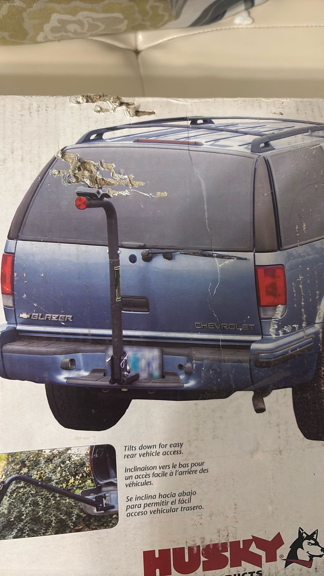 Ball Mount Bike Rack -Holds Two Bikes -Easy -to-use any  Tape Of Car