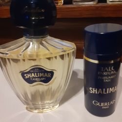 Shalimar Guerlain Edu Cologne with Talc