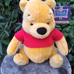 GUND Winnie the Pooh Bear 100 Acre Collection  Plush Approx 12" Disney Vintage