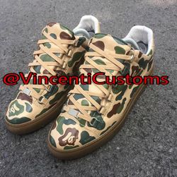CUSTOM BAPE BALENCIAGA LOW