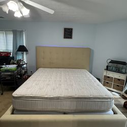 Kind Bed With Mattress And Spring Box 