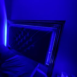 Queen Bed Frame Only , Led’s are attached to headboard!