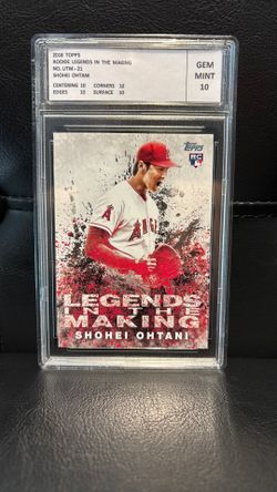 2018 Shohei Ohtani topps rookie card