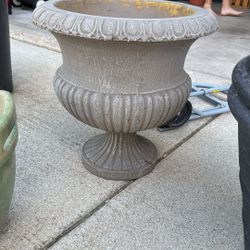 Various Heavy Stone Planters $100 