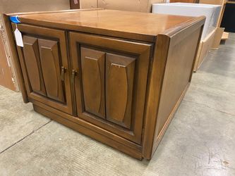 Vintage Wooden Cabinet Coffee Table