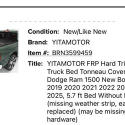 Truck Bed Tonneau Cover Fit