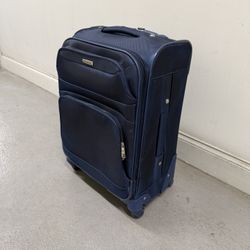 SAMSONITE Baypointe 21” Spinner Carry-On with Four Wheels BLUE (Good condition) PICK UP IN CORNELIUS