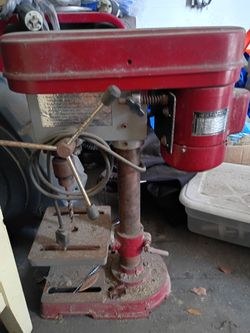 Drill press.