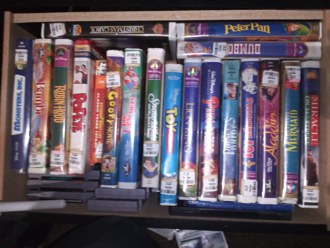 Disney VHS collection lot