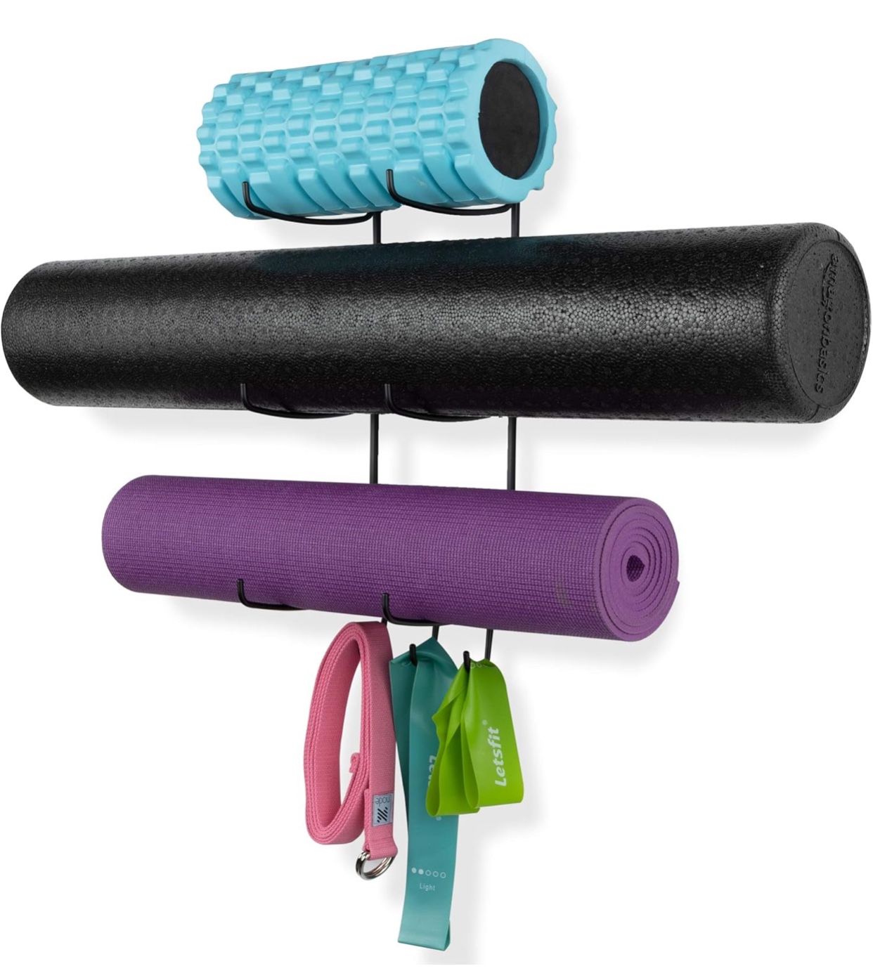 New! Wall Mount Workout Equipment Holder