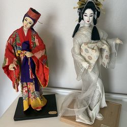 🌿 Gorgeous vintage Japanese dolls