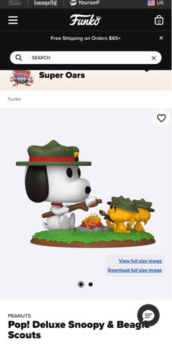 Funko Pop Deluxe Snoopy & Beagle Scouts