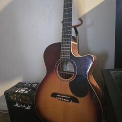 Alvarez 6 String Acustic Electric Guitar 