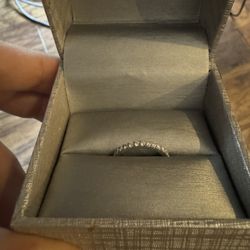 Diamond Wedding Band 1/2CT TW set in platinum