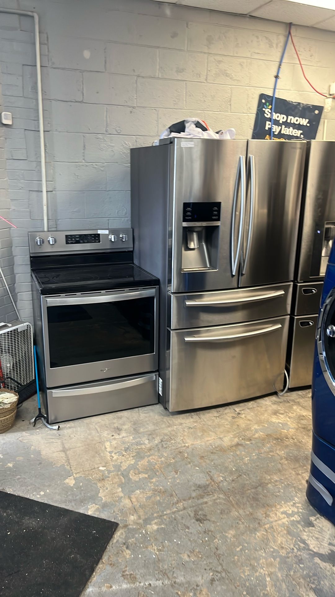 Refrigerator And Stove $1,199