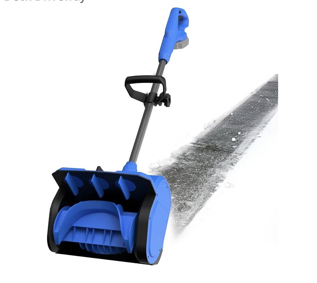 10 inch Cordless Snow Shovel for Dewalt 20v Battery(NO Included), 