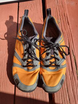 Merrell Men’s Trail Running / Hiking Shoes – Orange & Gray – Approx Size 12