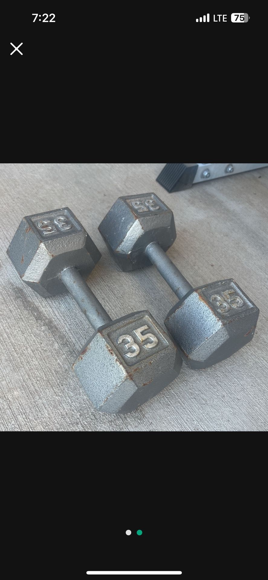 35 Lbs Dumbbells