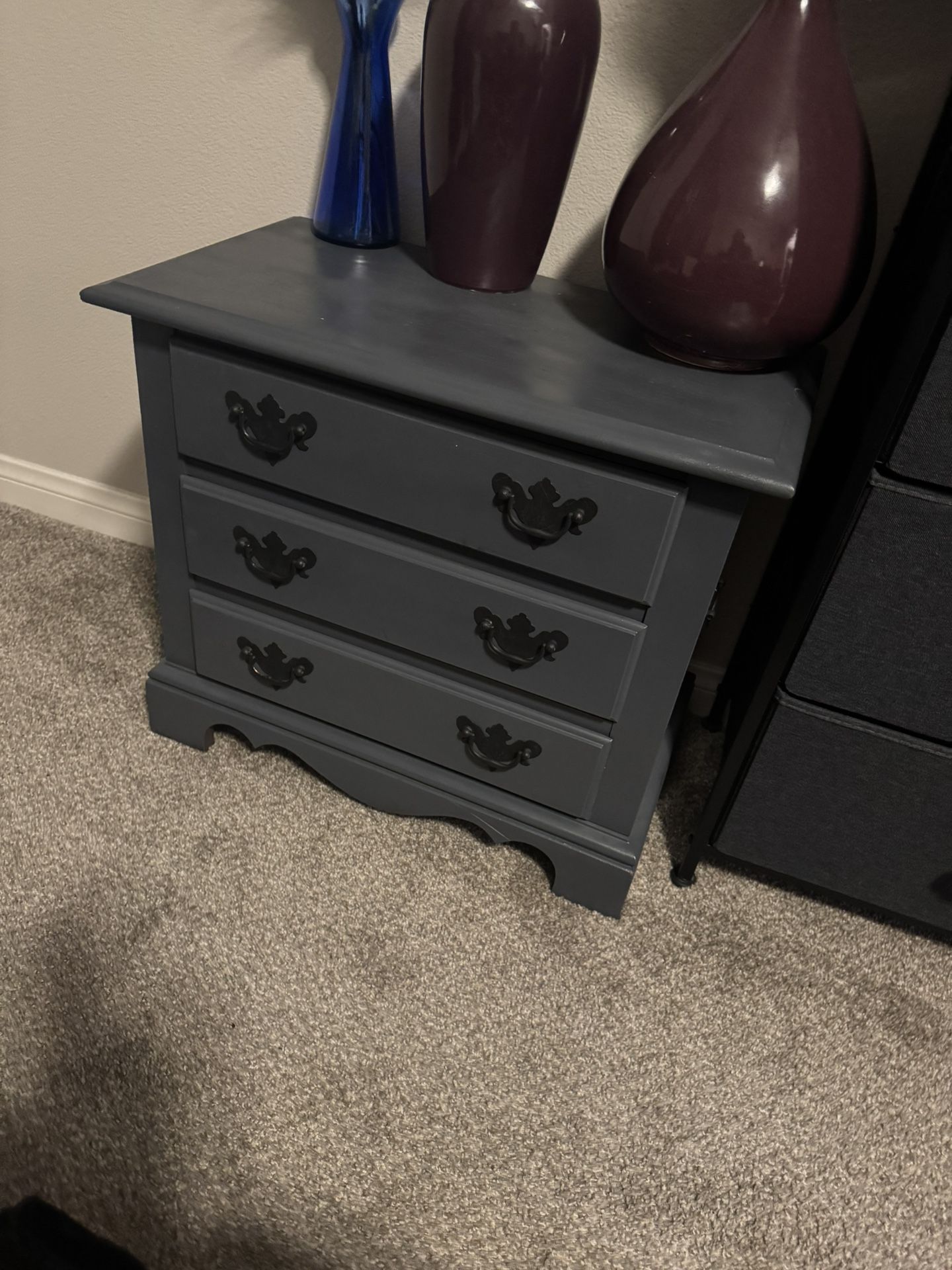 Small Hand Painted Grey Dresser