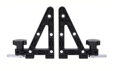 Aero Load Stops T-Slot Load Stops - 2 Pack - Anodized Aluminum Anti-Slip Crossbar Clamps For Ladder, Kayak, Firewood, Skis - Tool-Free Installation Fo