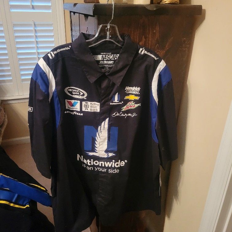 Official NASCAR jacket And Button Up Shirt