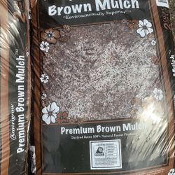 Brown Premium Mulch – 2 Cu Ft Bags – Just $2.95 Each