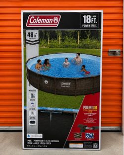 Coleman Power Steel 18ft Above Ground Pool Set