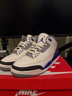 Jordan 3 Racer Blue’s Size 8.5