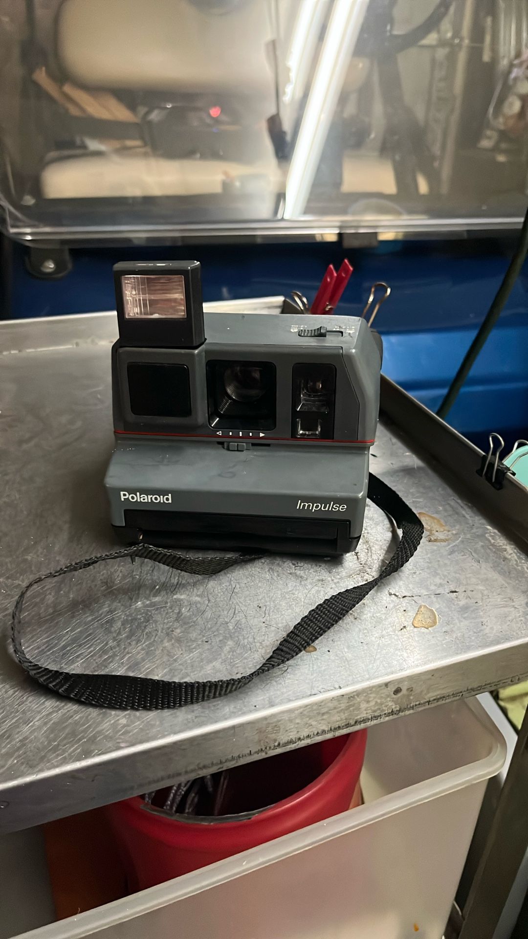 Vintage Polaroid impulse camera