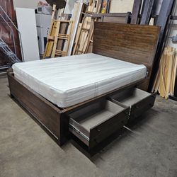 Queen Bed And Mattress 
