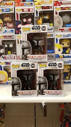 The mandalorian star wars funko pop #345 rare