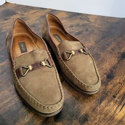 Bally Horsebit  Suede Loafers size 10M Shoes Mens Leather Luxury Country Club 
