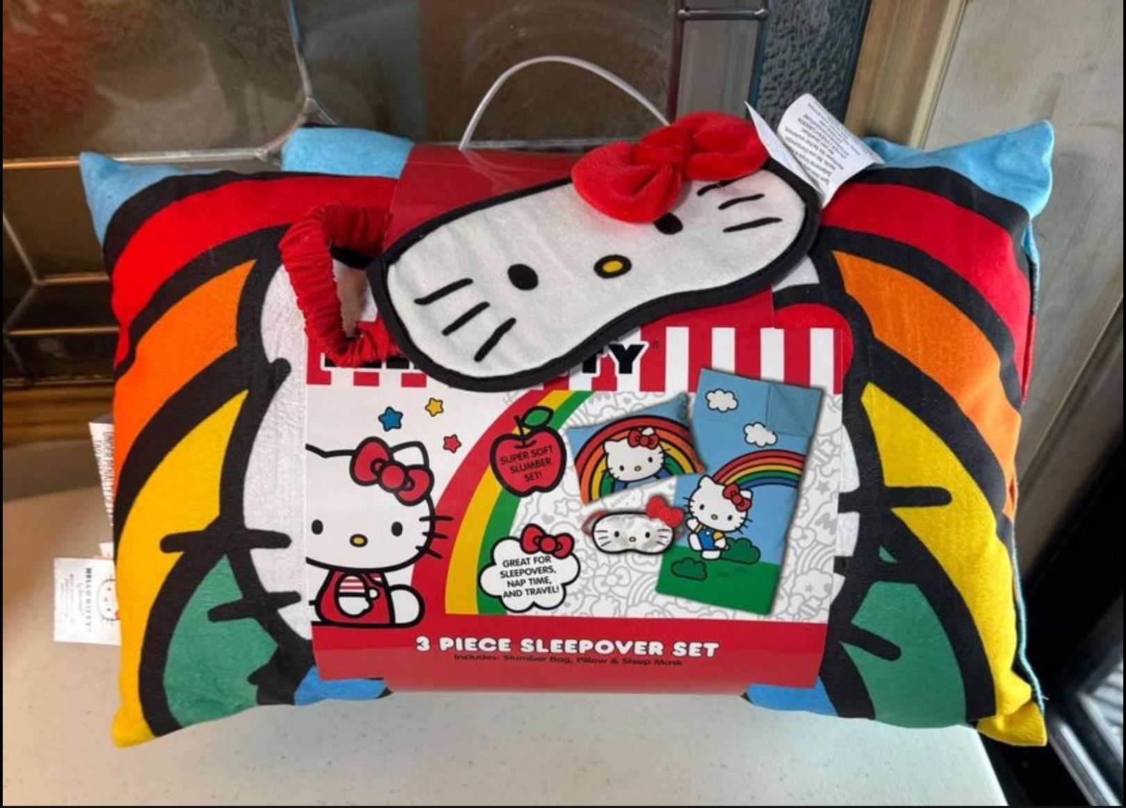 New Hello Kitty 3-Piece Sleepover Set 