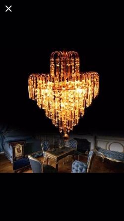 Elegant Romantic Lighting Crystal Ceiling light Chandelier Pendant Fixture