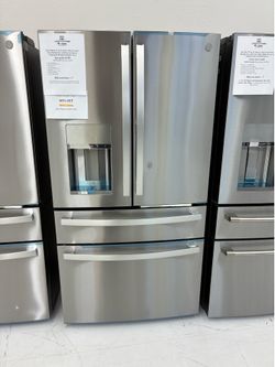THIS WEEK ONLY BIG DEAL on a 27.9 Cu Ft Smart 4- Door French Door Stainless Steel Refrigerator
