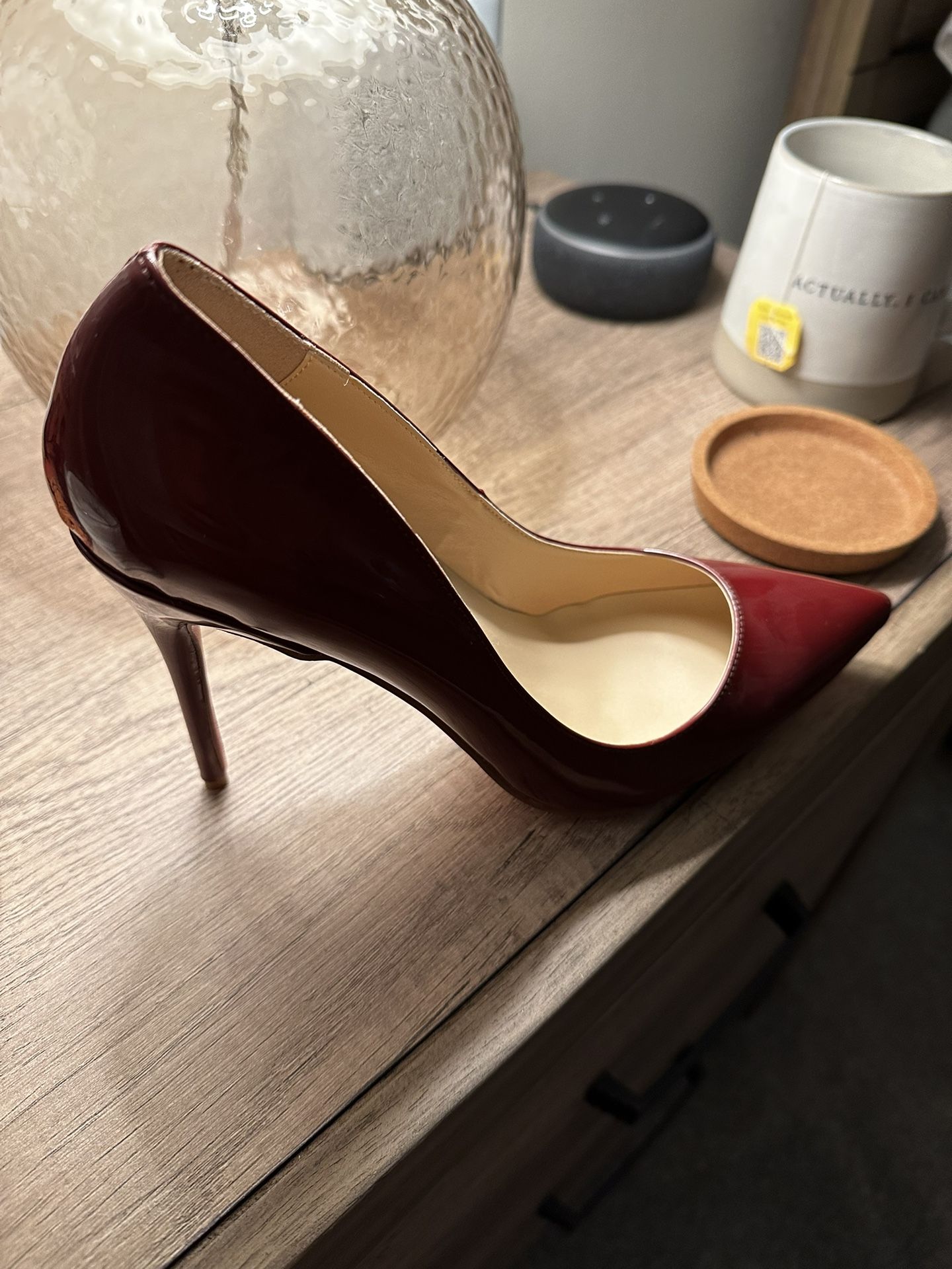Burgundy Heels READ DESCRIPTION PLEASE 😊