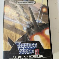 Thunder Force II 2 (Sega Genesis) Excellent CIB Complete -