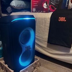 JBL (PartyBox Live 120) Portable Bluetooth Party Speaker | Powerful JBL Pro Sound | LED Light Show | Mic & Guitar Inputs