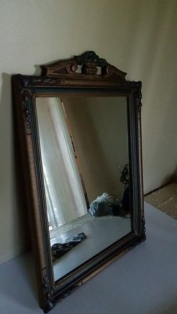 Antique Mirror 21" x 14 1/2"