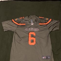 Cleveland Browns #6 Grey NFL Jersey Stitched!!