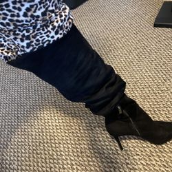 Jessica Simpson Knee High Stiletto Slouch Boots