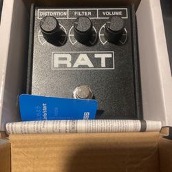 Rat Guitar Pedal New