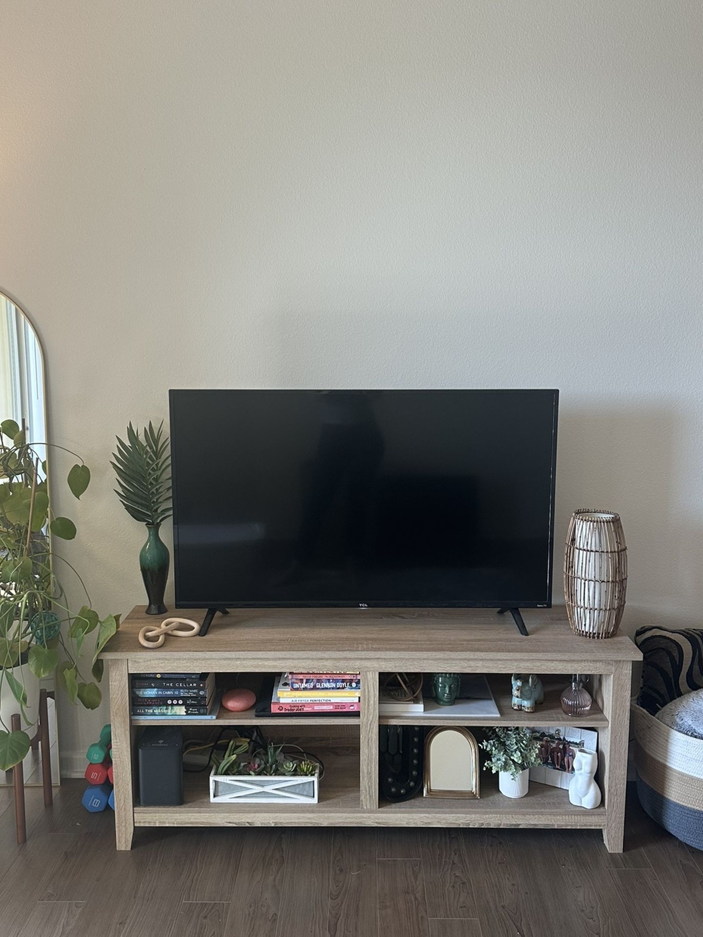 Pick Up By Sunday! Light Wood TV Stand