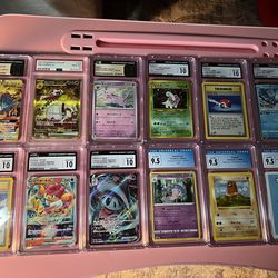Pokemon graded cards PSA and CGC