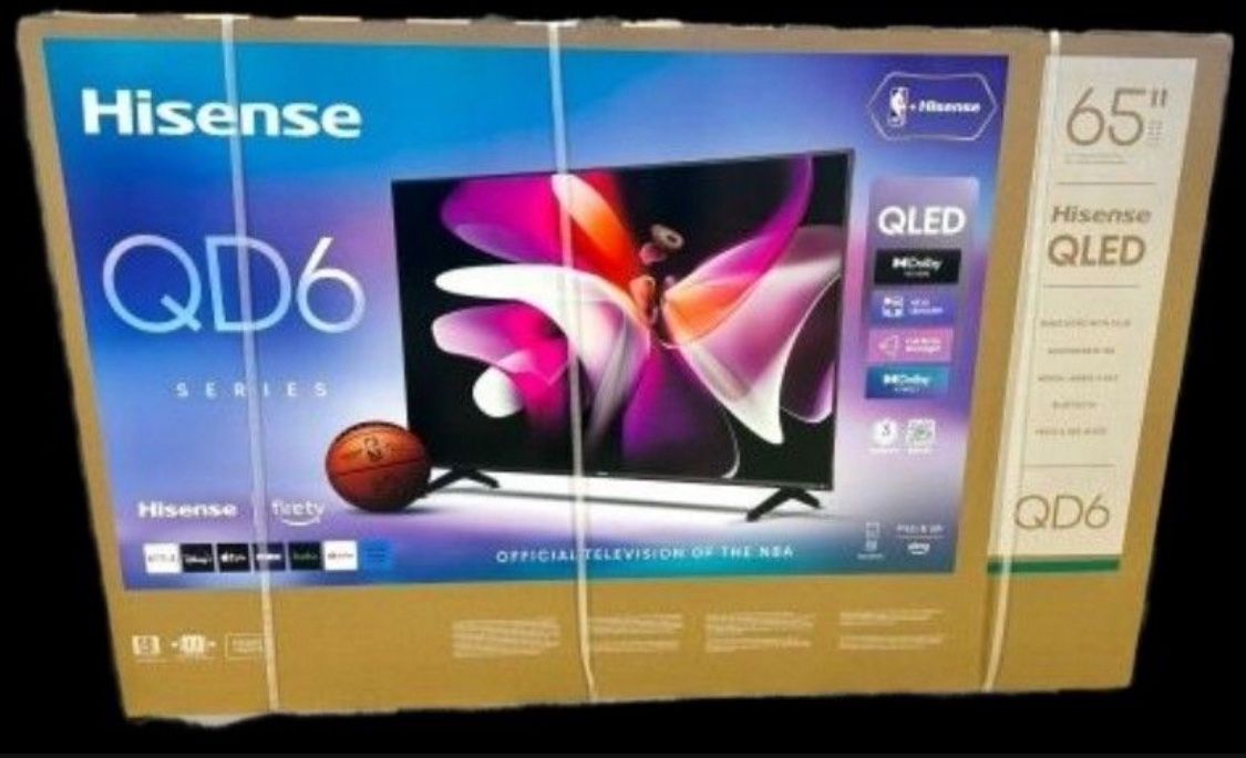 65 Tv Hisense Smart 4k Hdtv In Box 6 Month warranty. Free Delivery
