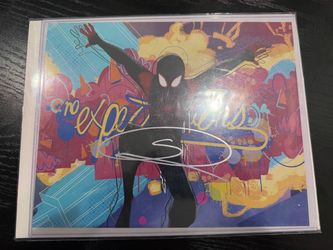 Shameik Moore signed Color Photograph